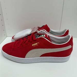 Puma Suede Sneakers Men’s Red and White